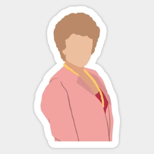 Blanche Sticker